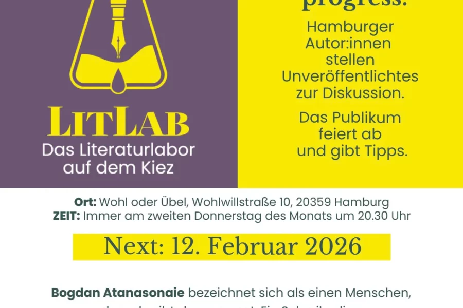 Bogdan Atanasoaie im WOHL ODER ÜBEL Salon