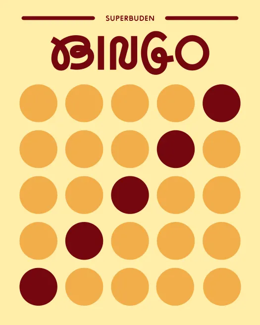 Wohnzimmer Bingo in der Superbude Altona