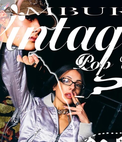 Plakat zum Pop Up Vintage Store