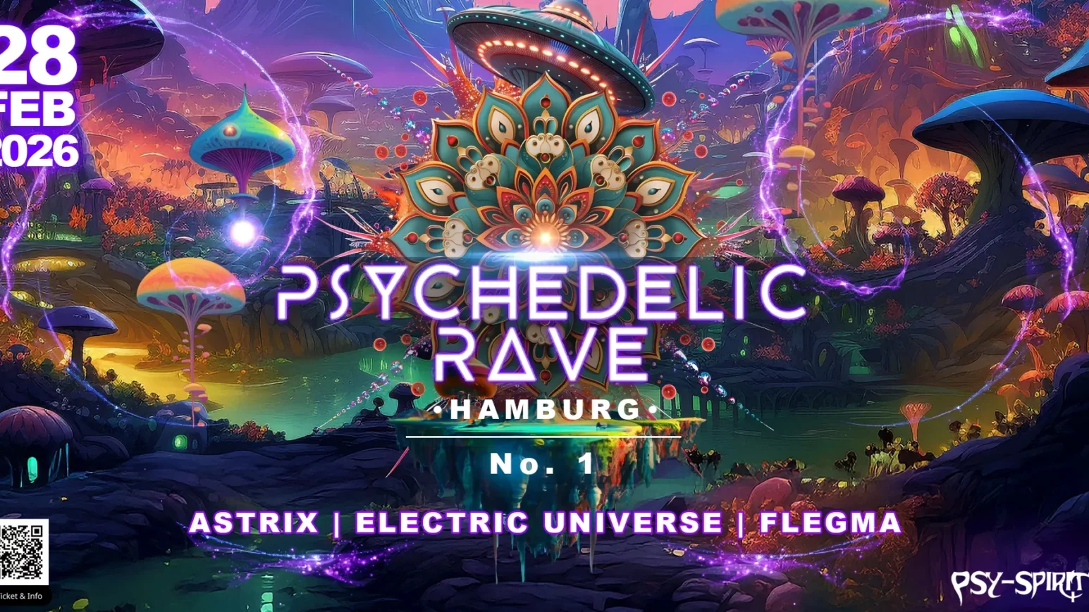 Psychedelic Rave No 1 im DOCKS