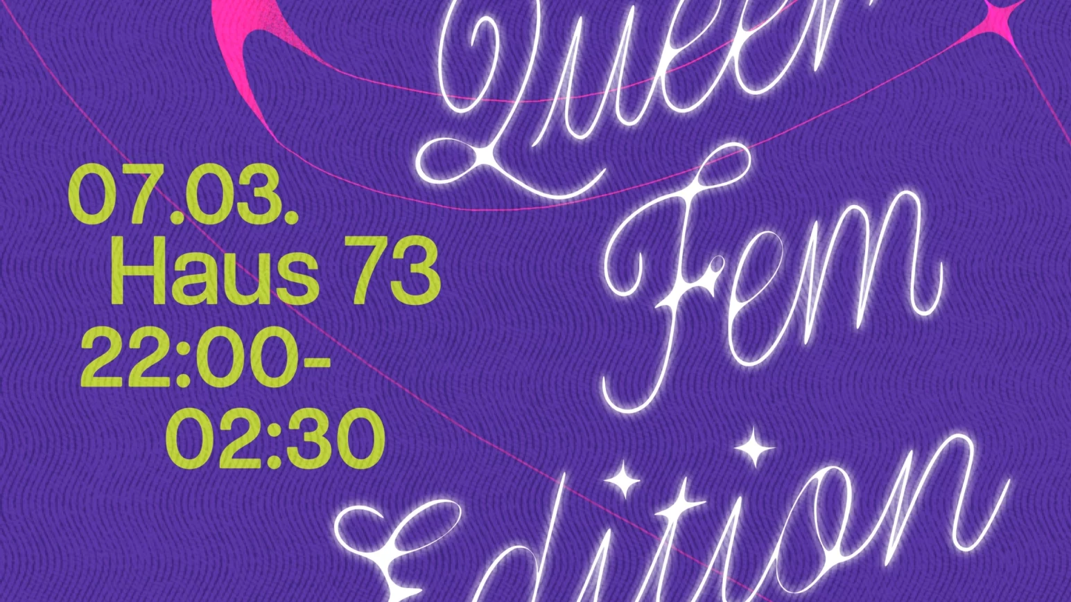 A–ZN queer fem edition im Haus 73