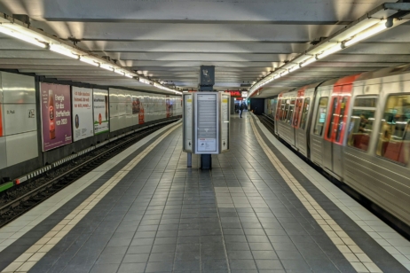 U-Bahn-Station in Hamburg