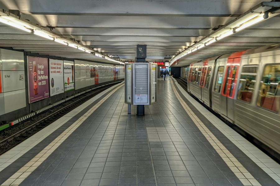 U-Bahn-Station in Hamburg