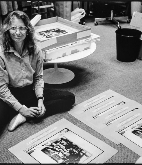 Volker Hinz hatte seine Kolleginnen und Kollegen im Auge, wie hier Annie Leibovitz in New York 1983 