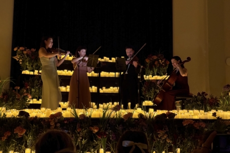Das Donne Streichquertett ist in Hamburg ansässig und besteht aus zwei Geigen, einer Bratsche und einem Cello