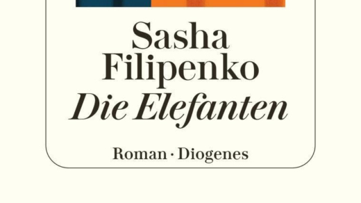 Das Cover zum neuen Roman von Sasha Filipenko: „Die Elefanten“ (©Diogenes/Sasha Filipenko)