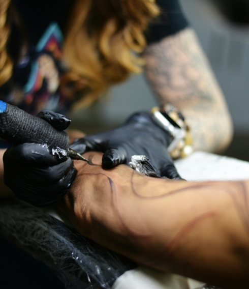 In Hamburg gibt es etwas 130 Tattoostudios