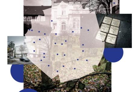 Auf der interaktiven Karte informieren aktuell circa 80 Orte über die jüdische Geschichte Wandsbeks