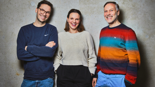 Gründerin mit Kneipen-Chorleitung: Arne, Hilke und Stefan (v. l.)