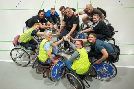 Bei den Freibeutern Hamburg muss man nicht auf den Rollstuhl angewiesen sein.