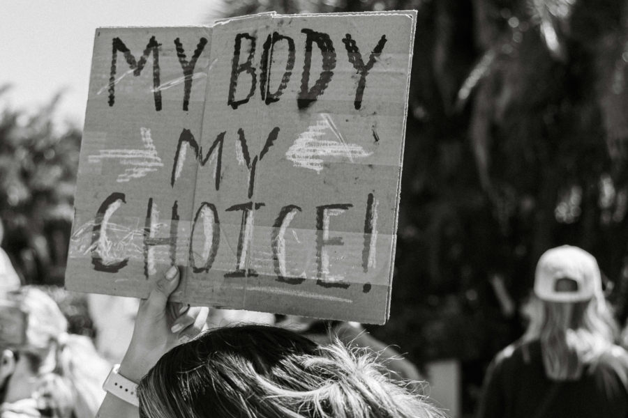 Demoplakat „My Body My Choice“