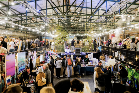 Markt der Møglichkeiten in der Gleishalle Oberhafen