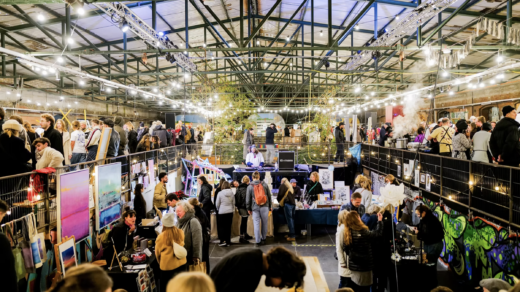 Markt der Møglichkeiten in der Gleishalle Oberhafen