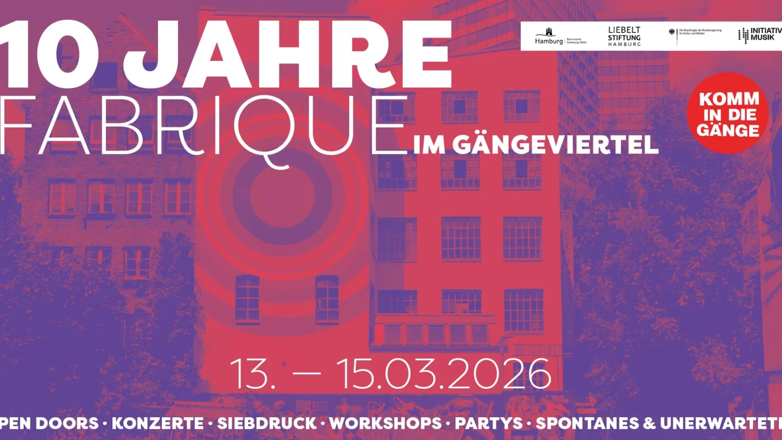 10 Jahre Fabrique im Gängeviertel