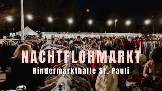 Nachtflohmarkt bei der Rindermarkthalle St. Pauli