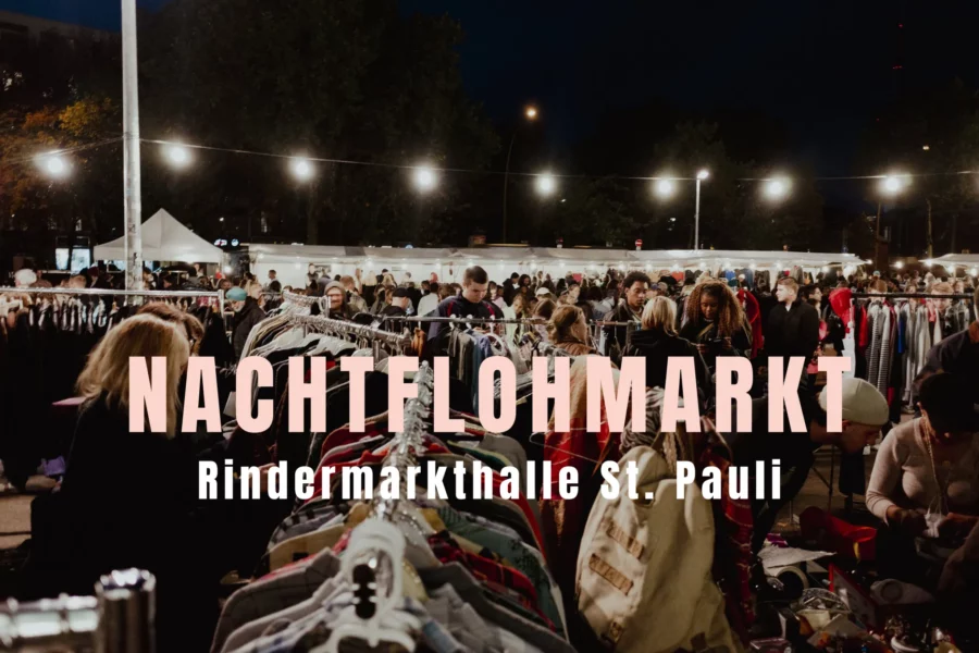 Nachtflohmarkt bei der Rindermarkthalle St. Pauli