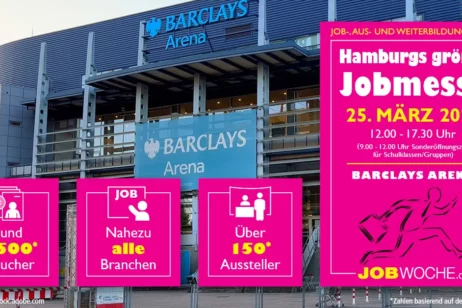 Jobmesse 2026 in der Barclays Arena