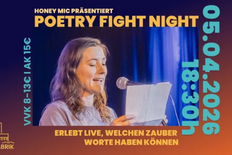 Poetry Fight Night by HoneyMic in der Honigfabrik
