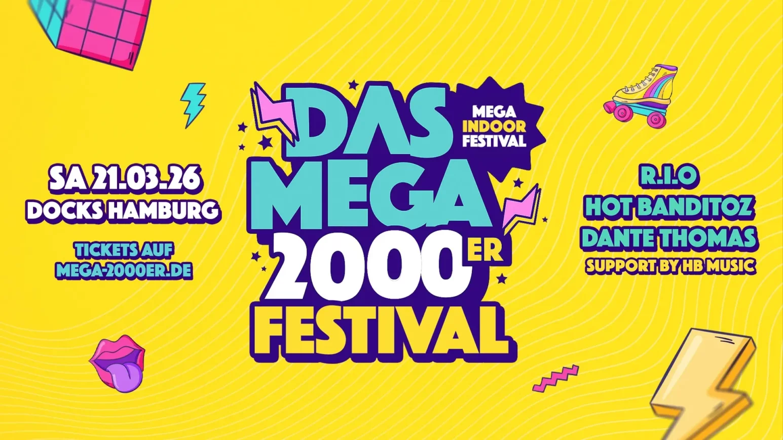 DAS MEGA 2000er FESTIVAL im DOCKS