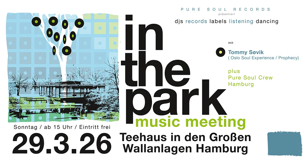 In The Park im Teehaus Planten un Blomen mit Tommy