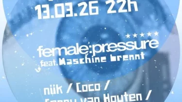 female:pressure_ feat. Maschine brennt* im Gängeviertel