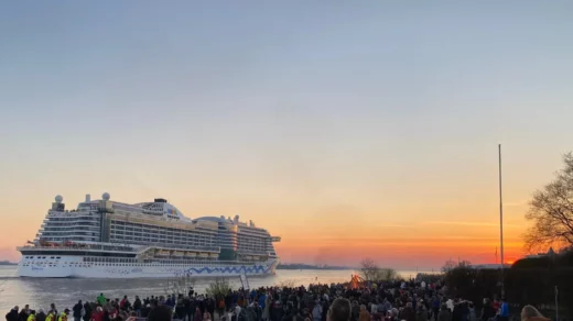 Osterfeuer am Blankeneser Elbstrand