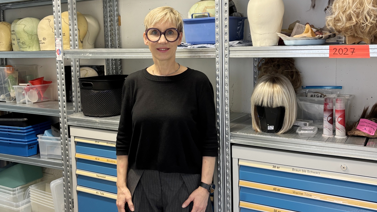 Susan arbeitet bereits seit zwölf Jahren als Chefmaskenbildnerin am Deutschen Schauspielhaus Hamburg