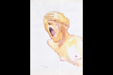 Von psychischer und emotionaler Sprengkraft: Lassnigs „Ohne Titel (Schreiende)“ von 1981 durchzuckt Körper und Geist © Maria Lassnig Stiftung / VG Bild-Kunst, Bonn 2025 