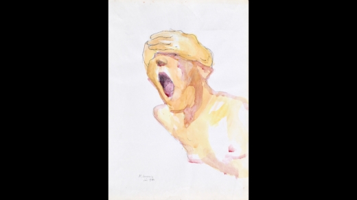 Von psychischer und emotionaler Sprengkraft: Lassnigs „Ohne Titel (Schreiende)“ von 1981 durchzuckt Körper und Geist © Maria Lassnig Stiftung / VG Bild-Kunst, Bonn 2025 