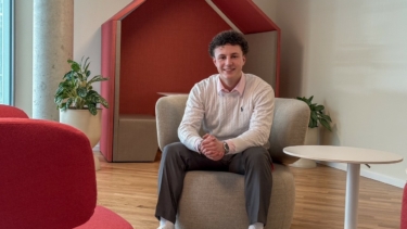 Dimitrios Loukipoudis ist Azubi für Bankkaufwesen und Leistungssportler