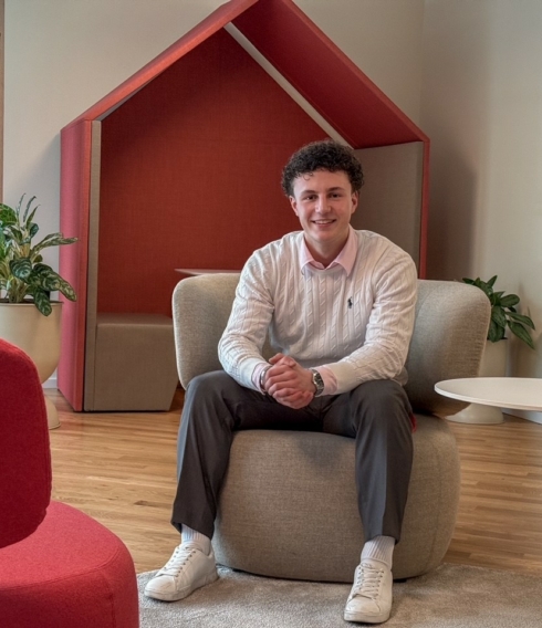 Dimitrios Loukipoudis ist Azubi für Bankkaufwesen und Leistungssportler