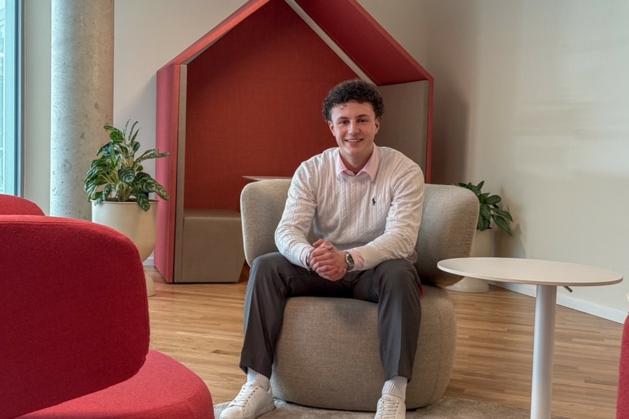 Dimitrios Loukipoudis ist Azubi für Bankkaufwesen und Leistungssportler