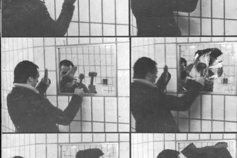 homosexuelle bespitzelt Fotoreihe aus der Ausstellung