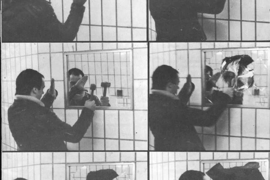 homosexuelle bespitzelt Fotoreihe aus der Ausstellung