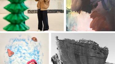 verschiedene Kunstwerke, die ausgestellt werden