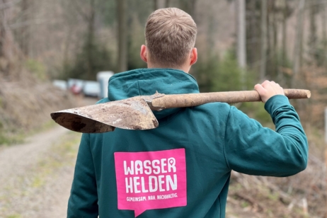 „Gemeinsam. Nah. Nachhaltig.“: Das Waserhelden- und Trinkwasserwald-Motto ist stets Programm