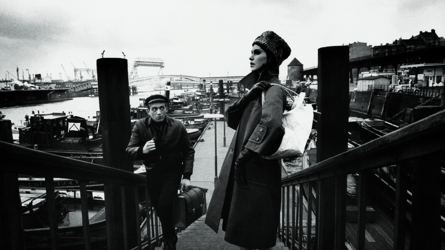 Ebenfalls Teil der Sammlung: das Foto „Am Baumwall“, Hamburg 1958