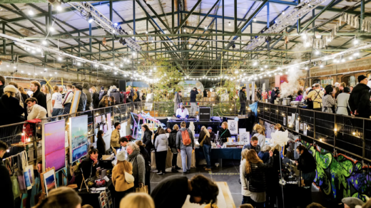 Der Markt der Møglichkeiten in der Gleishalle Oberhafen