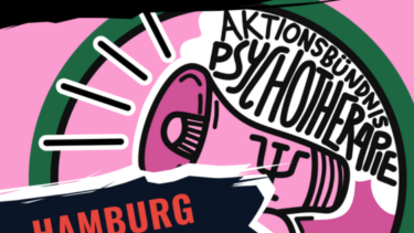 Demonstration gegen die Honorarkürzungen für die ambulante Psychotherapie