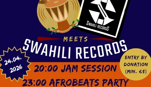Drum Circle meets Swahili Records in der Honigfabrik