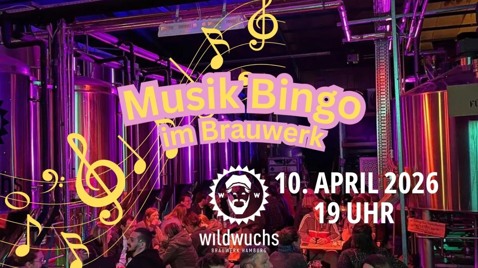 Musikbingo im Wildwuchs Brauwerk