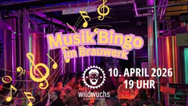 Musikbingo im Wildwuchs Brauwerk