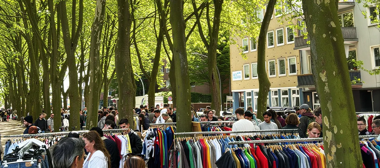 Flohmarkt Michelwiese beim Hafengeburtstag – Michelwiese