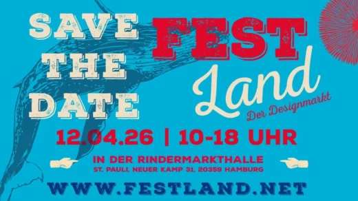 FESTLAND Designmarkt in der Rindermarkthalle St. Pauli