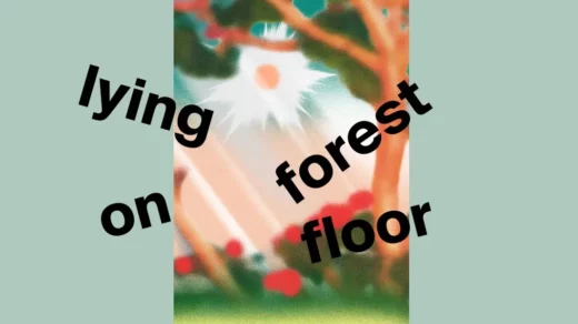 urban string »lying on forest floor« im resonanzraum