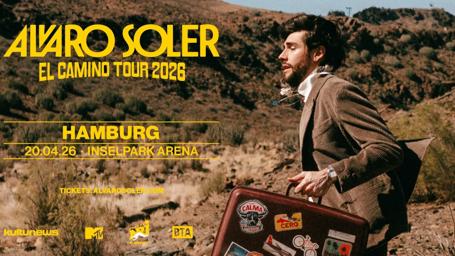 Alvaro Soler - El Camino Tour 2026 in der Inselpark Arena
