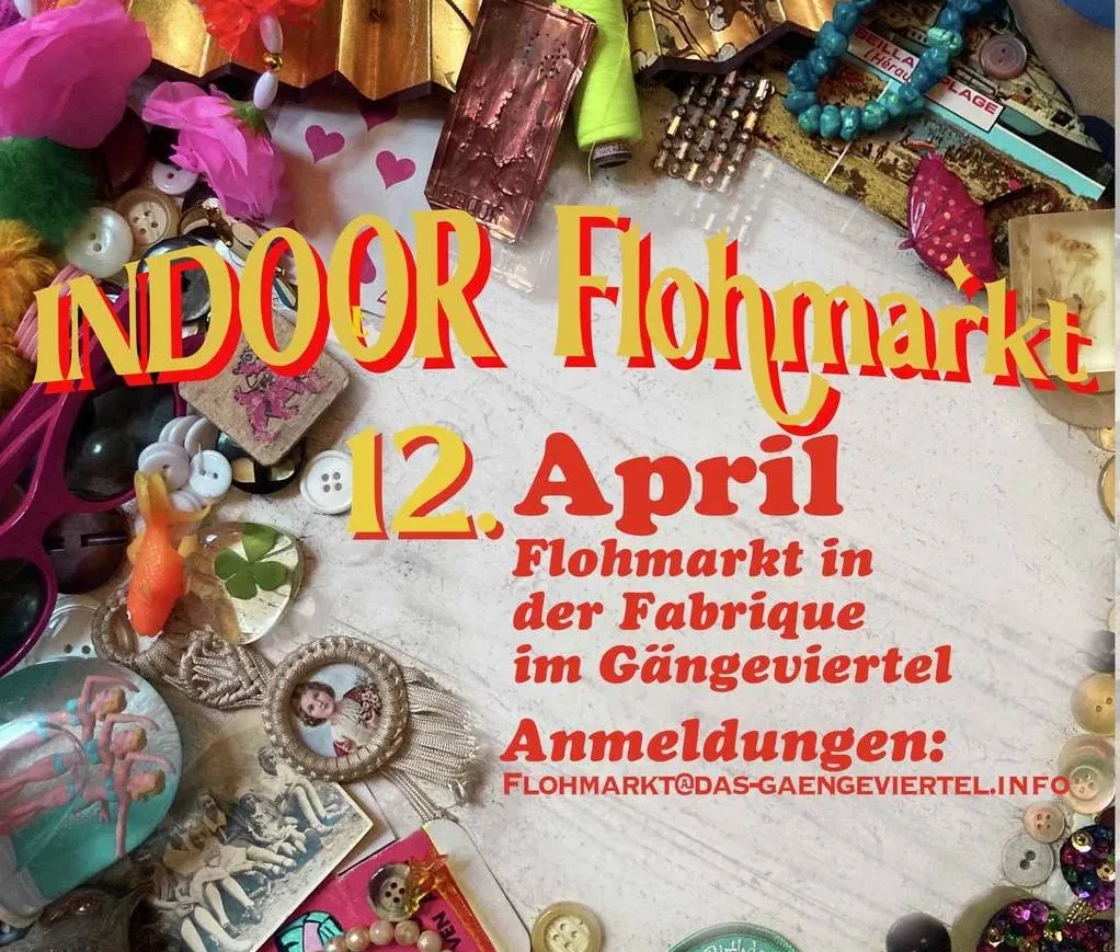 Flohmarkt in der Fabrique im Gängeviertel