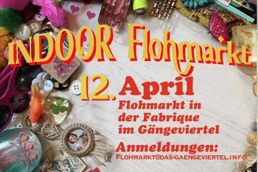 Flohmarkt in der Fabrique im Gängeviertel