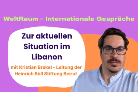 Fachgespräch im Haus 73: Zur aktuellen Situation im Libanon