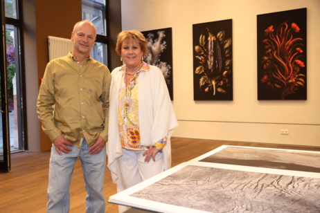 Fotograf Stephan Zirwes und Galeristin Livia Lisboa